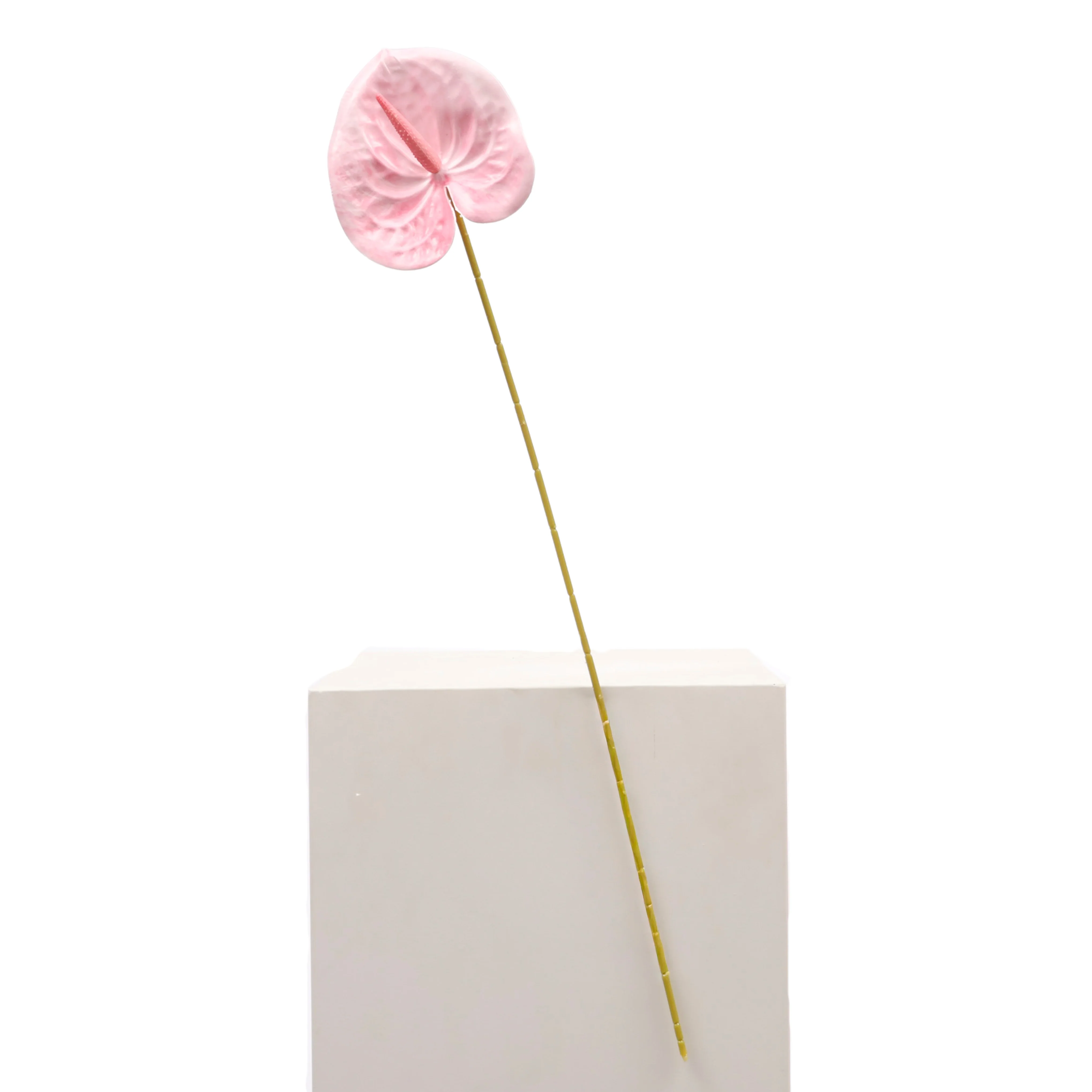Artificial Anthurium Stem - Pink - Image 4