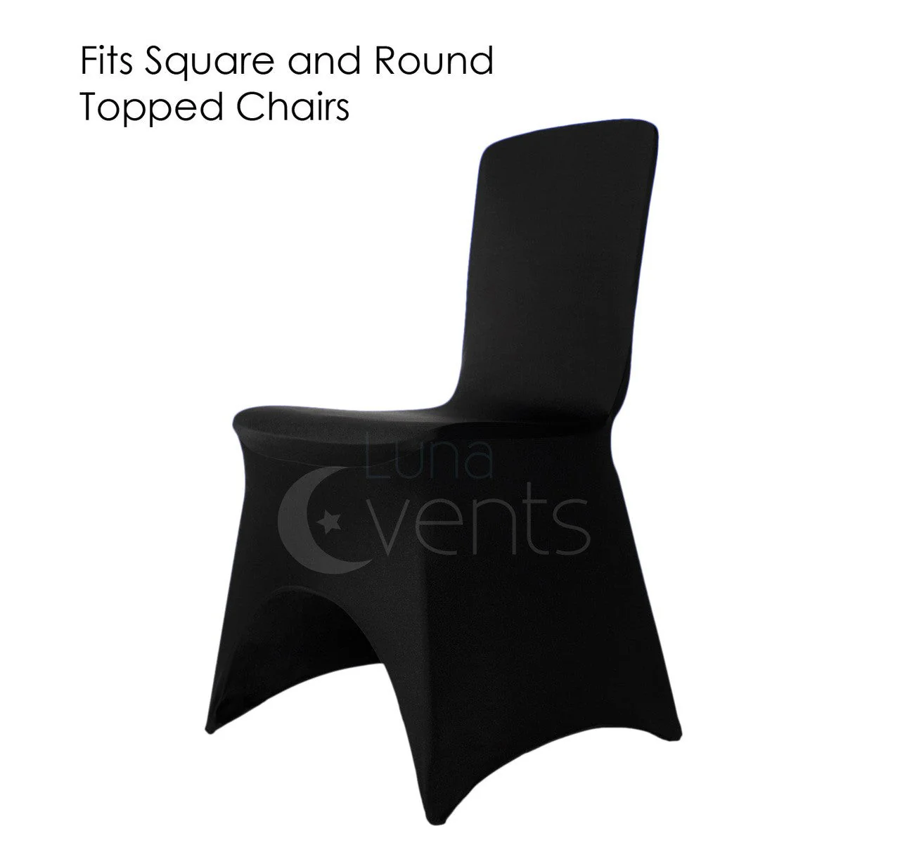 Lycra Chair Covers - Black (190gsm) - Image 7