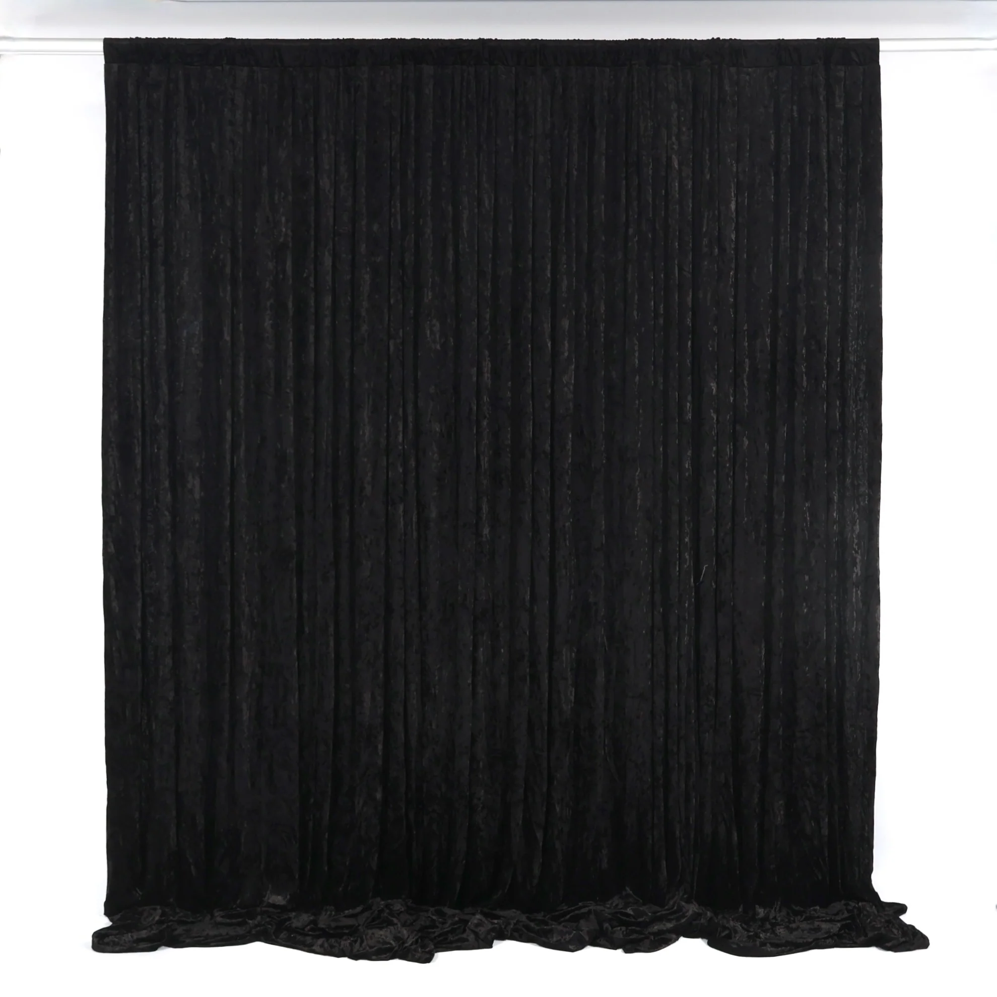 Velvet Backdrop Curtain - Black (6x3m) - Image 4