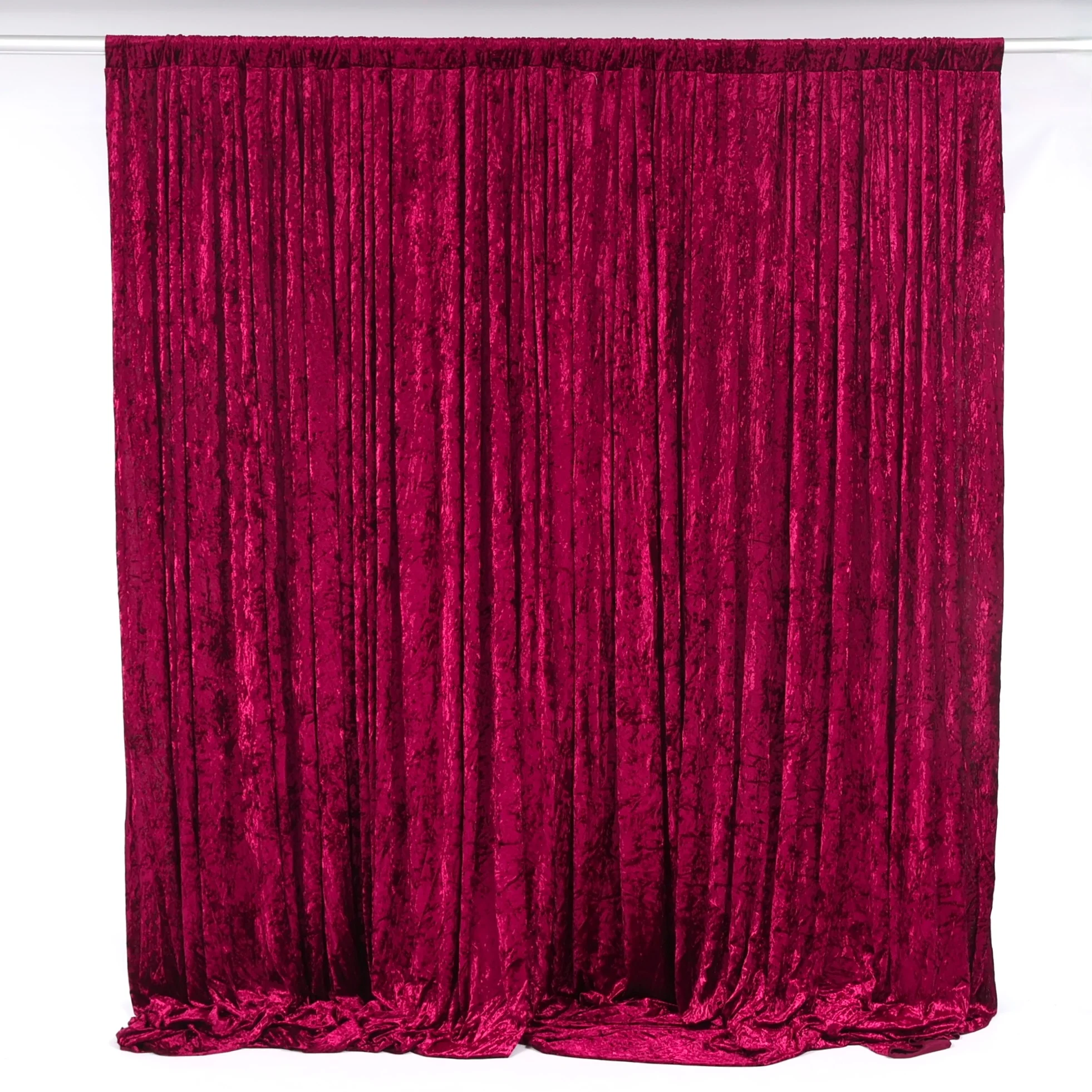 Velvet Backdrop Curtain - Burgundy (6x3m) - Image 4