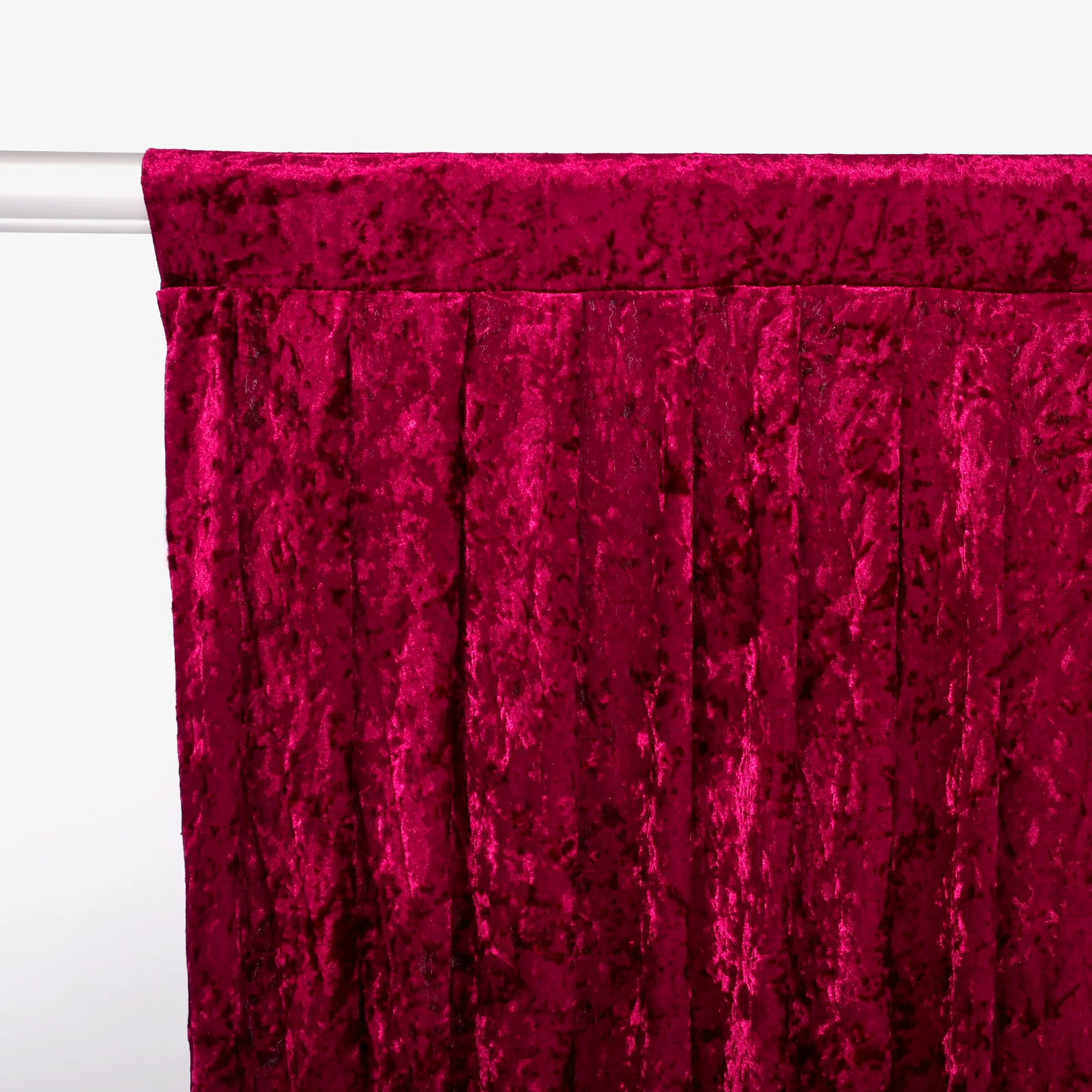 Velvet Backdrop Curtain - Burgundy (6x3m) - Image 6