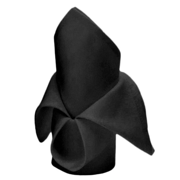 Cloth Napkins - Black (50x50cm) - Image 3