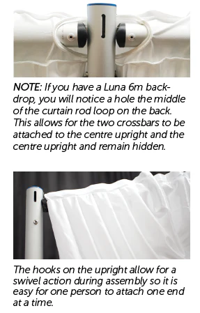 Crossbar Pole - Pipe and Drape (1.8m - 3m) - Image 5