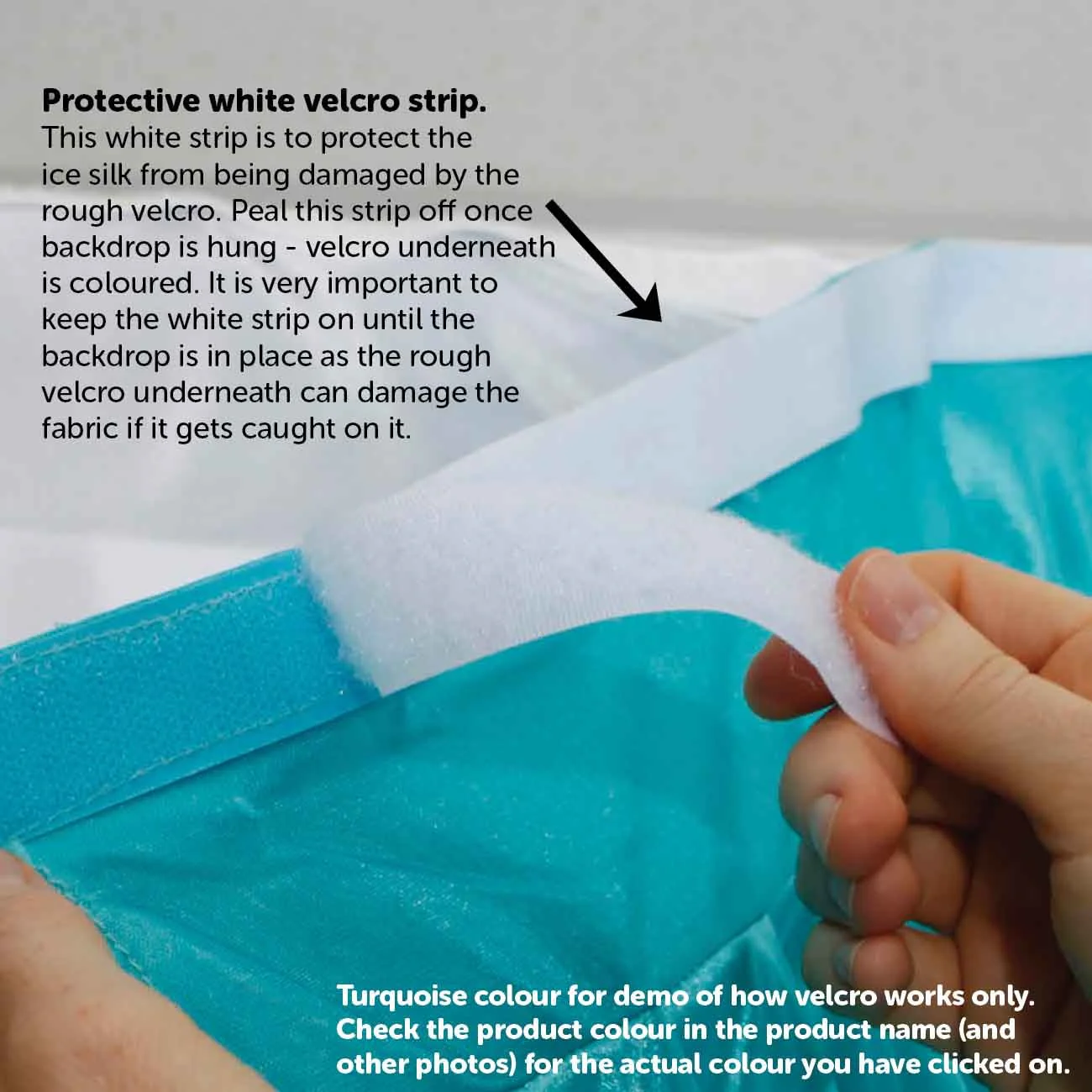 Ice Silk Satin Convertible Backdrop Panel - Hot Pink (1x3m) - Image 7