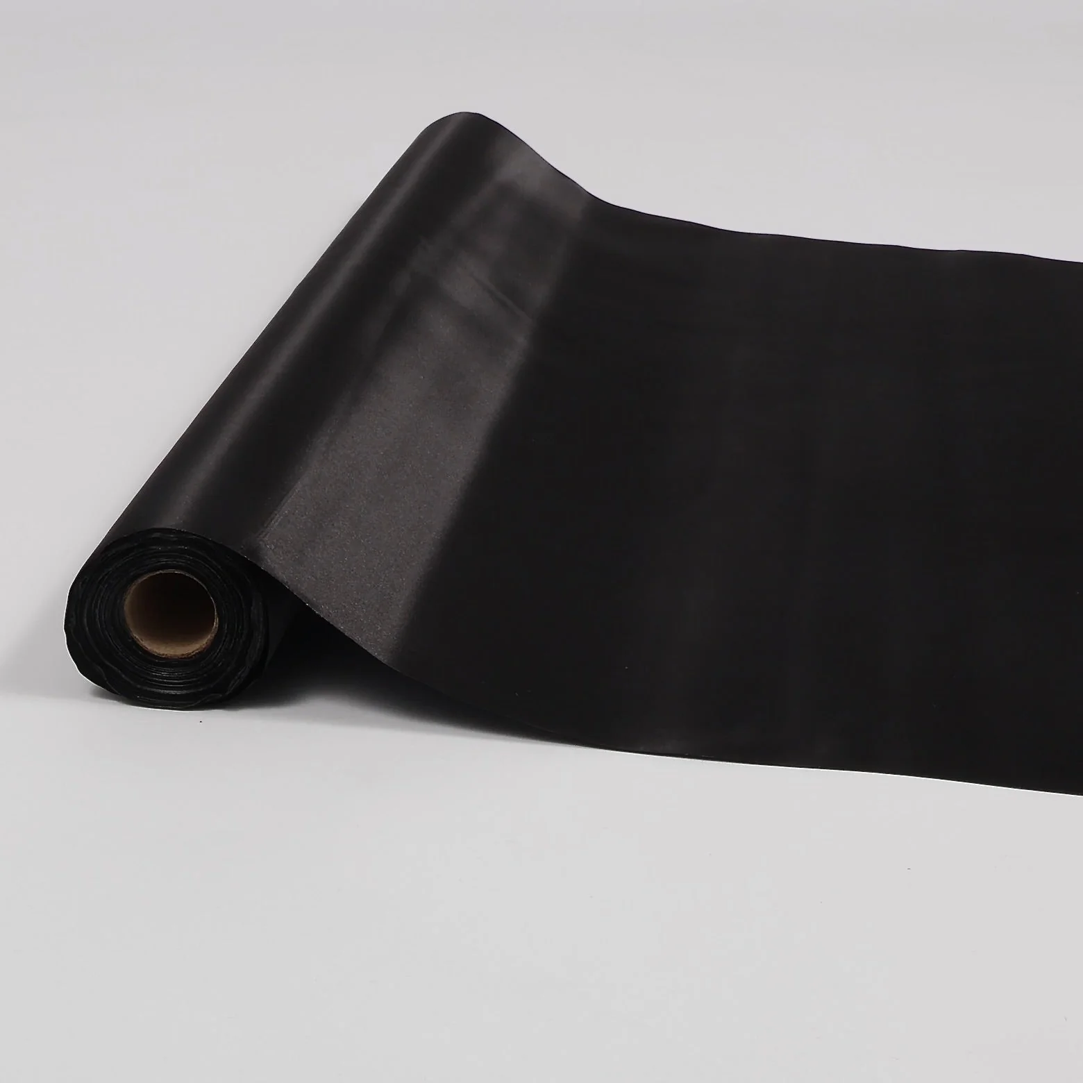 CLEARANCE Satin Fabric Roll - Black - Image 3