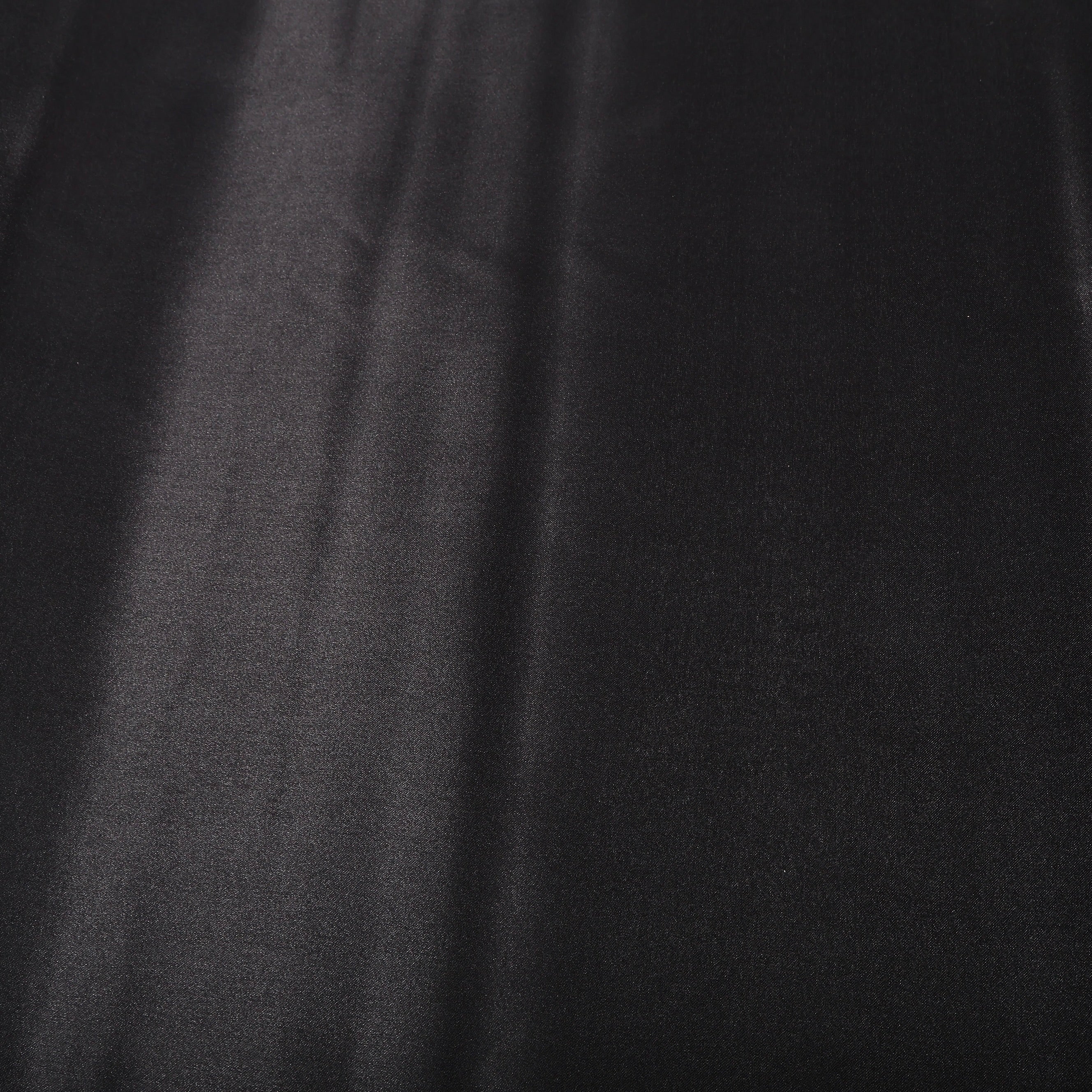 CLEARANCE Satin Fabric Roll - Black - Image 4