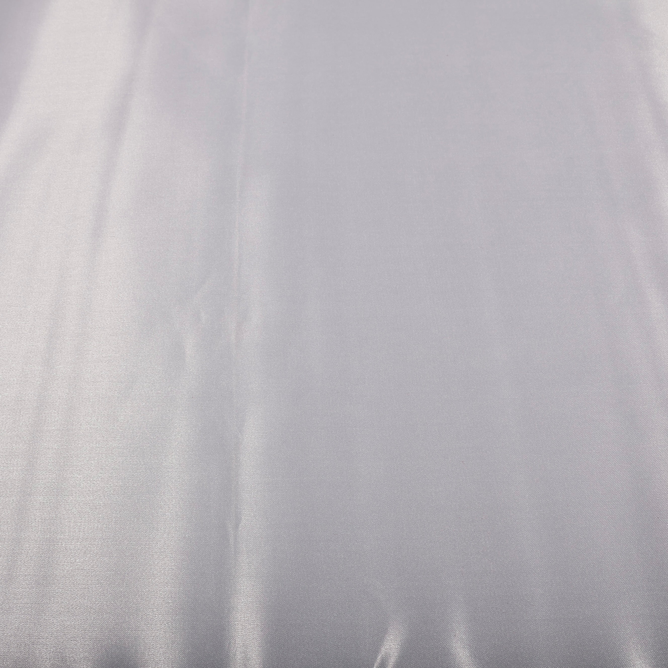 CLEARANCE Satin Fabric Roll - Silver - Image 4