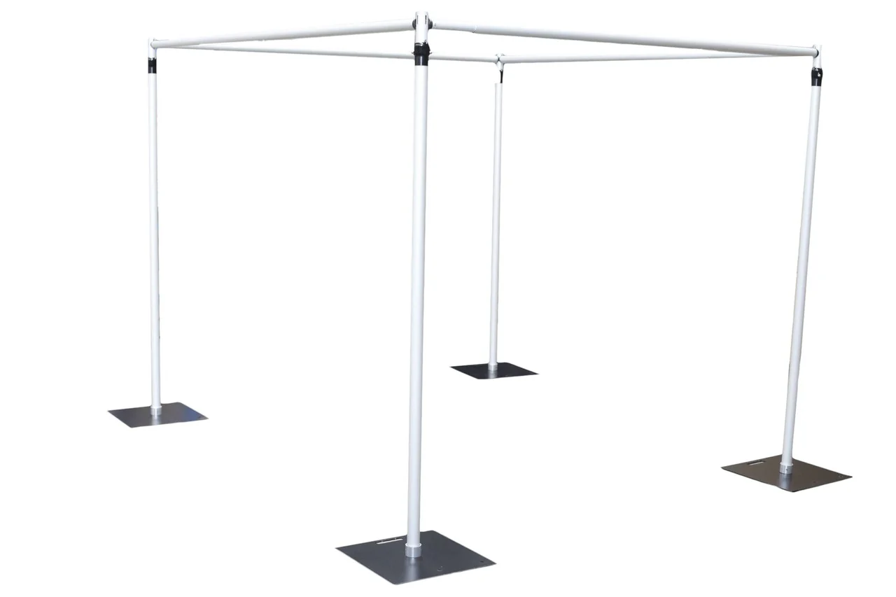 Backdrop Stand Set - Pipe and Drape (3m x 3m) - Image 9
