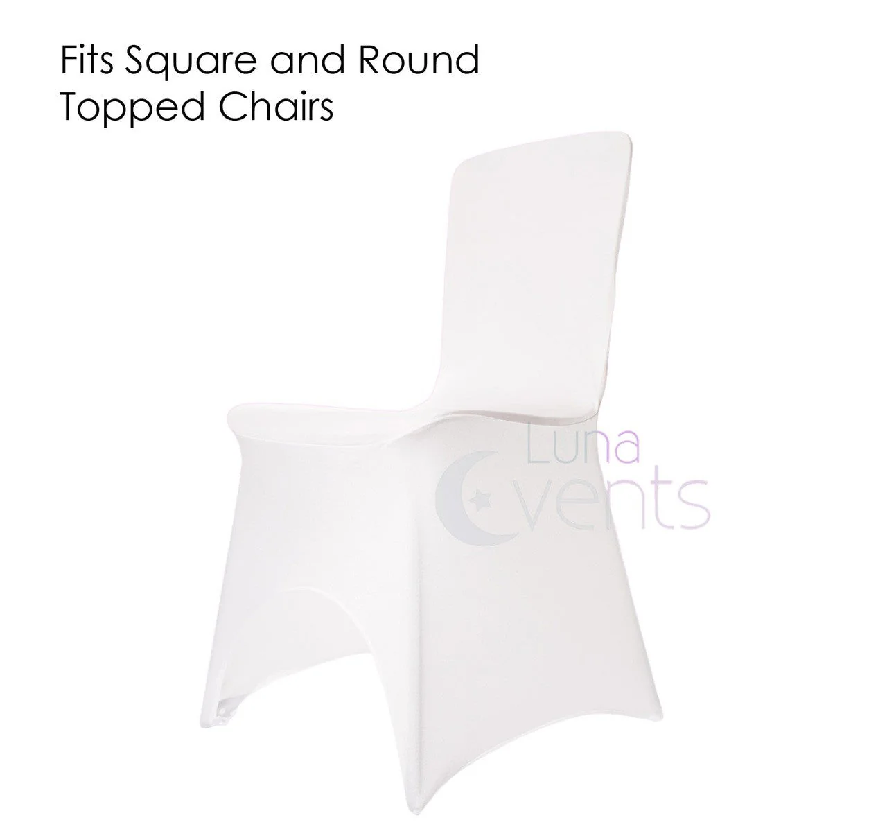 Lycra Chair Covers - White (190gsm) - Image 6